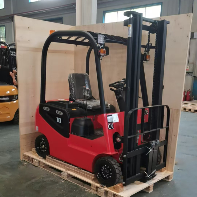 Gratis frakt Elektrisk gaffeltruck 1 Tonn 1,5 Tonn 2 Tonn 3 Tonn CE ISO EPA Ulendt terreng Solid gaffeltruck Billig Pris Kraftig