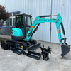 Mini Ekskavator 2.5 Ton EPA Farm Bekas Crawler Digger Baru Ekskavator Kecil 1 Ton Harga 2 Ton