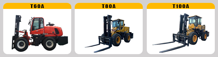 สินค้าดีไซน์ใหม่รถยกดีเซลแบบออฟโรด 5t 4wd ขับเคลื่อนสี่ล้อทั้งหมด 3 ตัน 35 ตัน 4x4 รถยกภูมิประเทศขรุขระด้านหลัง - 8