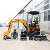 CE EPA Minibagger 1,8 Tonnen Bagger Mini Bigger Bagger Crawler 2ton 1,7t Minibagger 1 Tonne