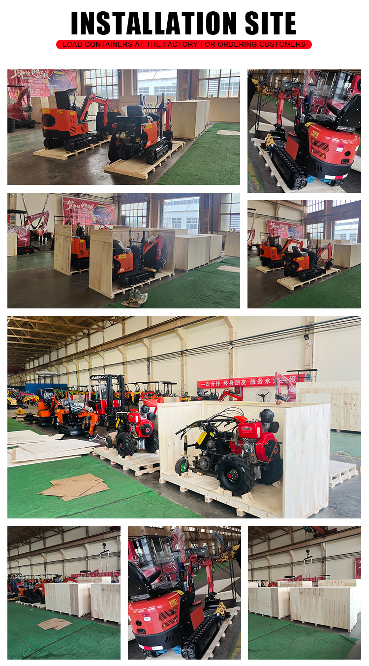 CE EPA Motor Farm Garden Cabin Multifuncional 1.5T 2T 2.5T 3.5T 360 Mini Digger Pequena Escavatorr Escavadeira fornecedor
