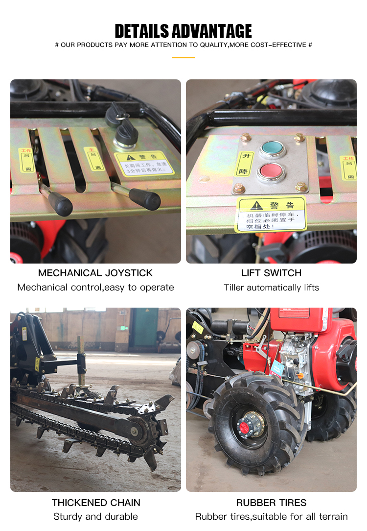 produkt me porosi ce i aprovuar makineri 15 kf mini kanal zinxhiri traktor super i q&euml;ndruesh&euml;m me thell&euml;si kanali 450mm trenchertrencher-2