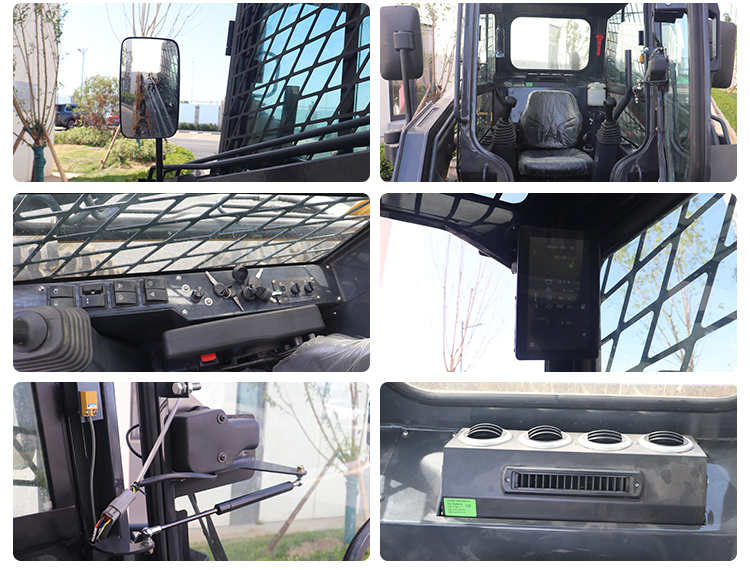 PENGHANTARAN PERCUMA!! Mini Skid Steer Loader diesel Mini Skid Steer Loader Pemuat roda/trek Pemuat Mini 360kg 460kg 480kg pembuatan