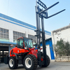 Carrello elevatore diesel fuoristrada articolato di nuovo design 5t 4wd Tutte le quattro ruote motrici 3ton 3.5ton 4x4 Carrello elevatore posteriore per terreni accidentati