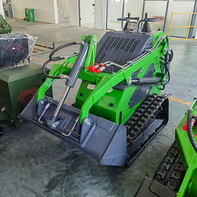 Harga Grosir Skid Steer Loader Mesin Diesel EPA Skid Steer Loader Kecil Mini Skid Steer Loader