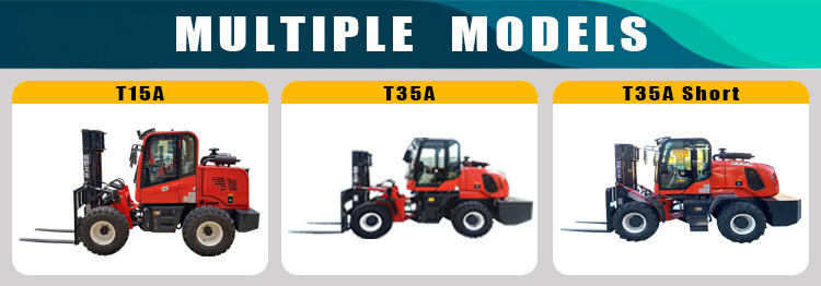 สินค้าดีไซน์ใหม่รถยกดีเซลแบบออฟโรด 5t 4wd ขับเคลื่อนสี่ล้อทั้งหมด 3 ตัน 35 ตัน 4x4 รถยกภูมิประเทศขรุขระด้านหลัง -2