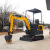 Mini escavatore CE EPA Escavatore da 1,8 tonnellate Mini Bigger Bagger Crawler 2ton 1.7t Mini escavatore 1 tonnellata