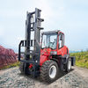 Carrello elevatore diesel fuoristrada articolato di nuovo design 5t 4wd Tutte le quattro ruote motrici 3ton 3.5ton 4x4 Carrello elevatore posteriore per terreni accidentati