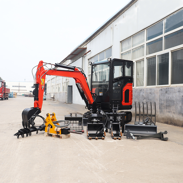 CE EPA Motor Fazenda Jardim Cabine Multifuncional 1.5T 2T 2.5T 3.5T 360 Mini Escavadeira Pequena Escavatorr
