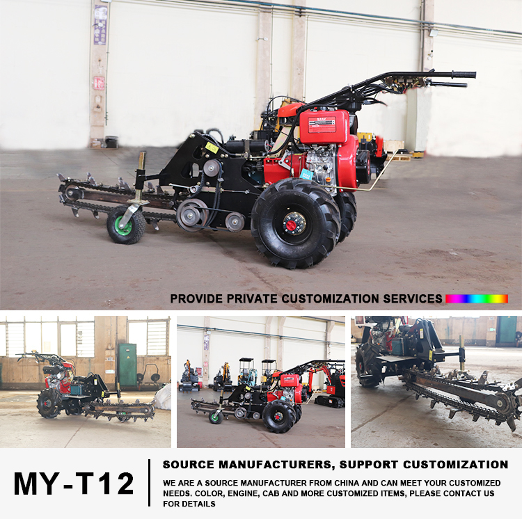 produkt me porosi ce i aprovuar makine 15 kf mini-zinxhir traktor super i q&euml;ndruesh&euml;m me thell&euml;si kanali 450mm trenchertrencher-1