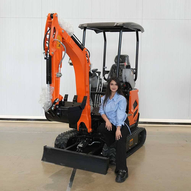 Mini excavadora hidr&aacute;ulica sobre orugas de 1,8 toneladas